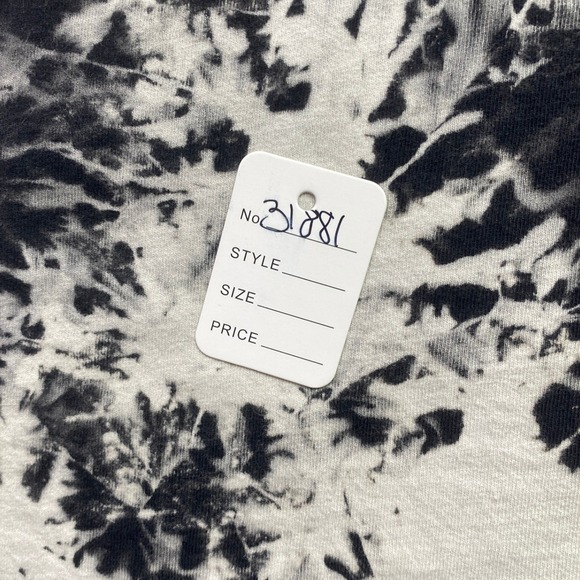 SHEIN Shirt Womens Large Tie-Dye Motorcycle Grunge Everyday Streetwear AOP - Picture 7 of 7